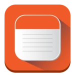 simple note android application logo